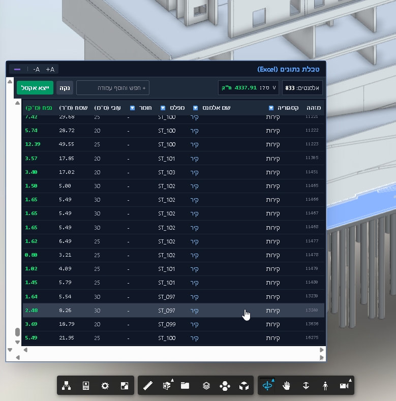 Traceable Excel Output
